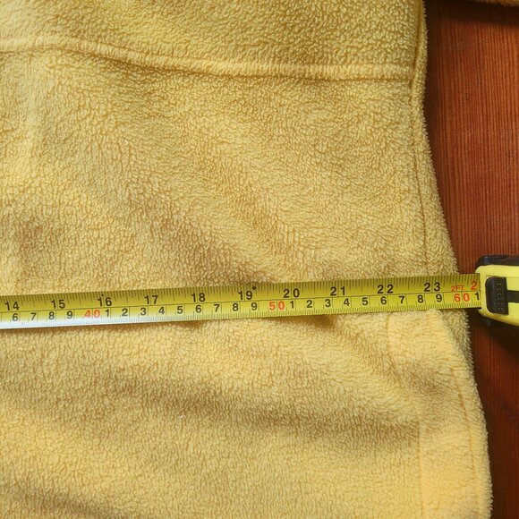 Yellow Fleece Zip, sz Large - Picture 8 of 10